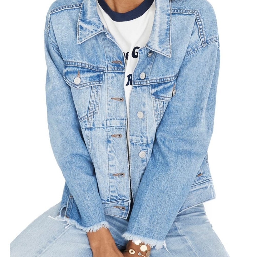 BNWT Madewell Reconstructed Jean Jacket - XS